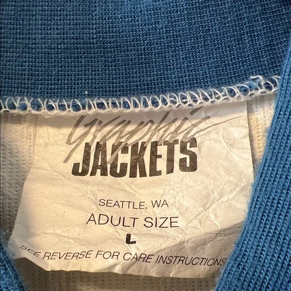 Vintage Rare Great Aloha Run White & Blue Graphic Windbreaker Race Paper Jacket! - Picture 2 of 12